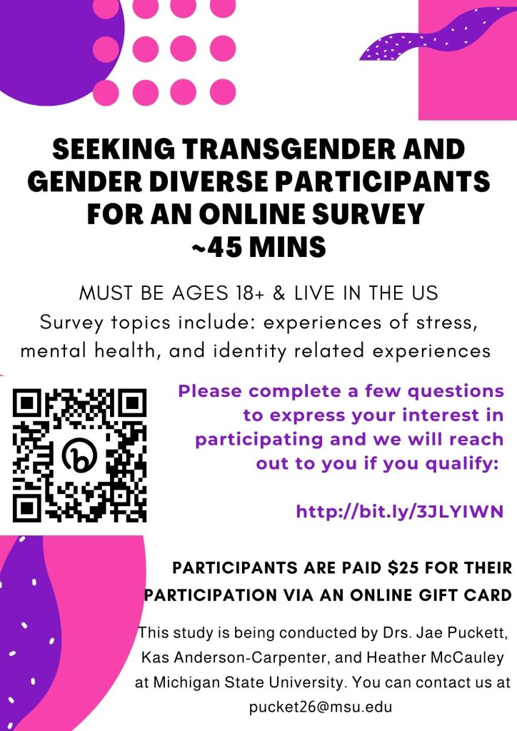 Research Study Flyer MSU